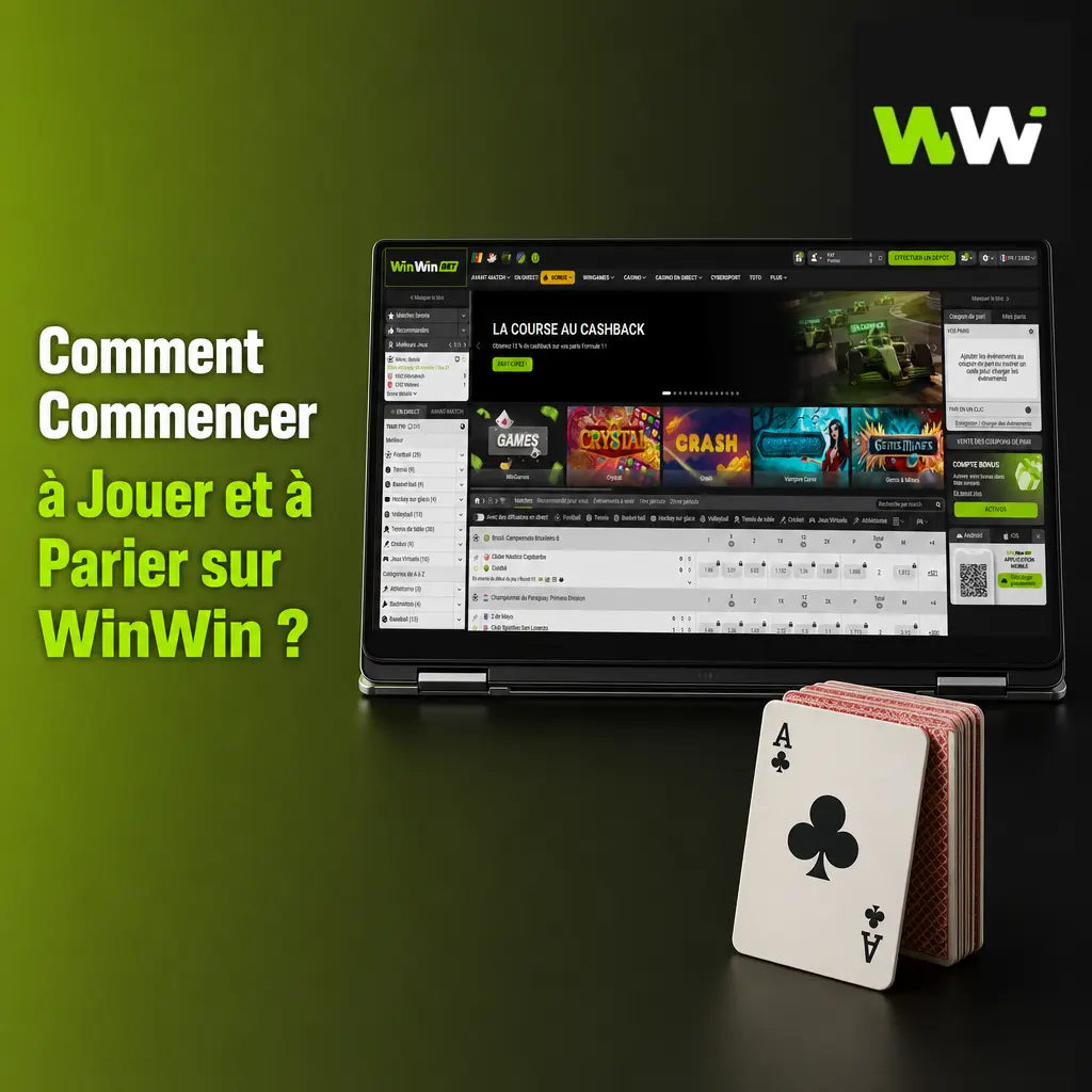Guide inscription WinWin Cameroun en 8 étapes pour parier et jouer avec bonus 200% jusqu'à 65 000 FCFA