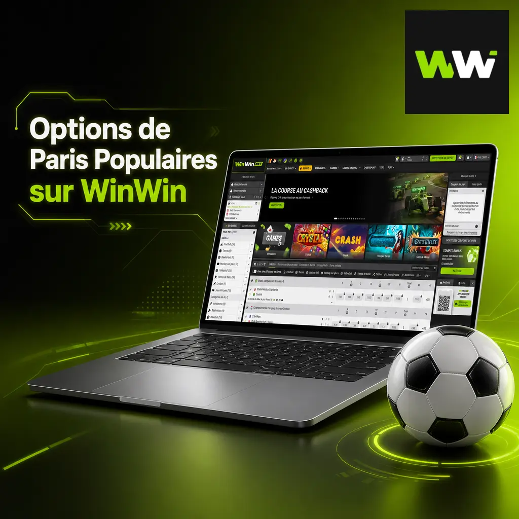 Options de paris populaires sur WinWin : prématch, en direct et Multi Live avec cotes actualisées et marchés variés