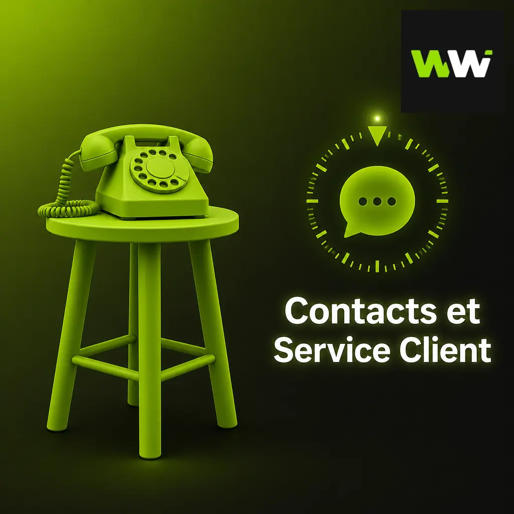 Service client WinWin disponible 24h/24 et 7j/7 au Cameroun : chat en direct, WhatsApp, e-mail et Telegram.