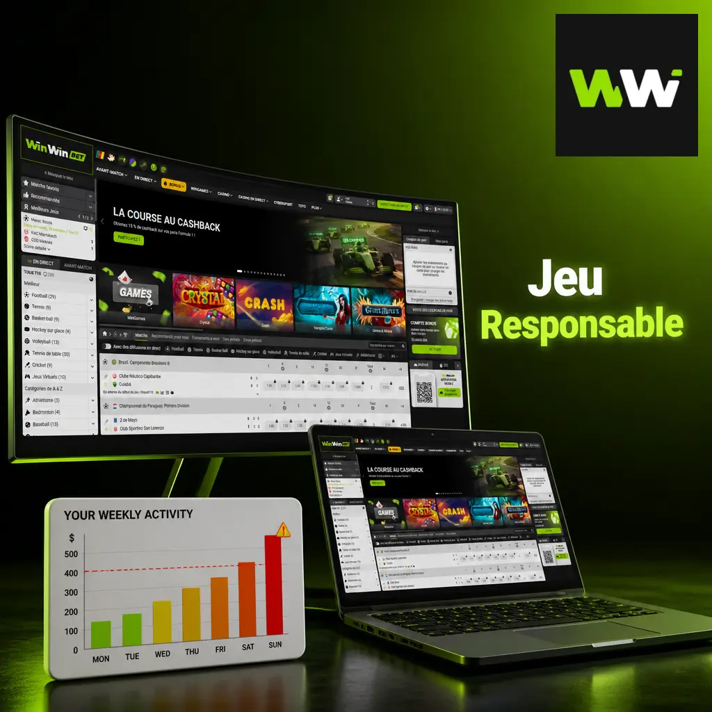 Jeu responsable sur WinWin : outils de limites, auto-exclusion et aide pour un pari maîtrisé au Cameroun