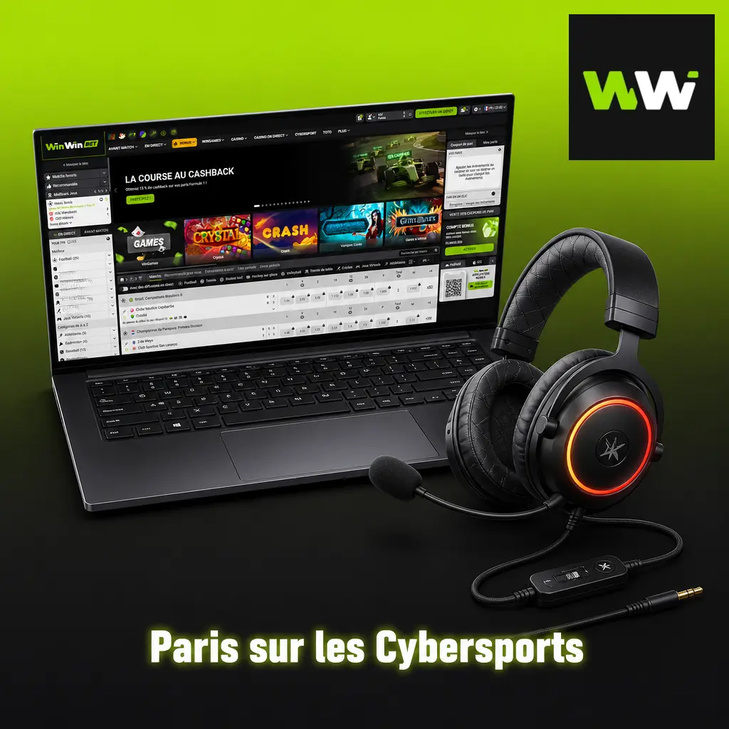 Paris esport sur WinWin : vainqueur de carte, total de rounds et handicap de kills pour les tournois comme The International.
